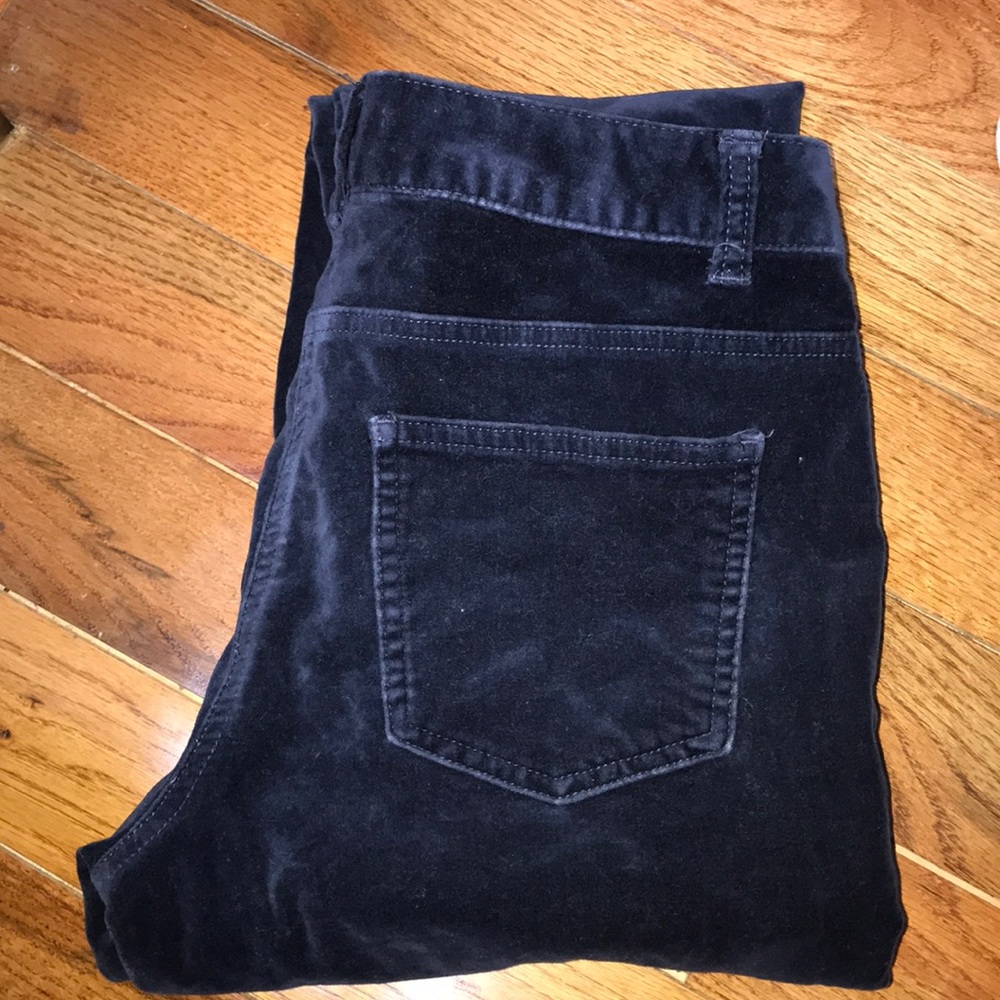 |Boden| Blue Navy Velvet Pants Size 6L